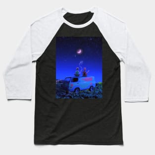 Un descanso después de resolver misterios 🌙 Baseball T-Shirt